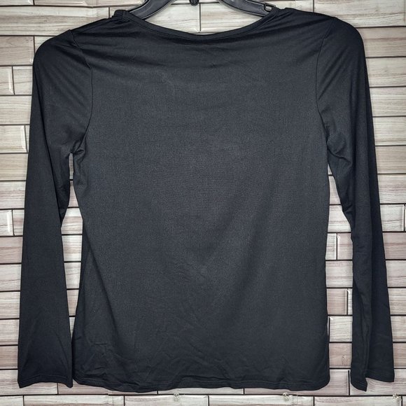 New Girls Self Esteem Shirt Long Sleeve Unicorn Halloween Size L Top Black Comfy - Picture 6 of 11